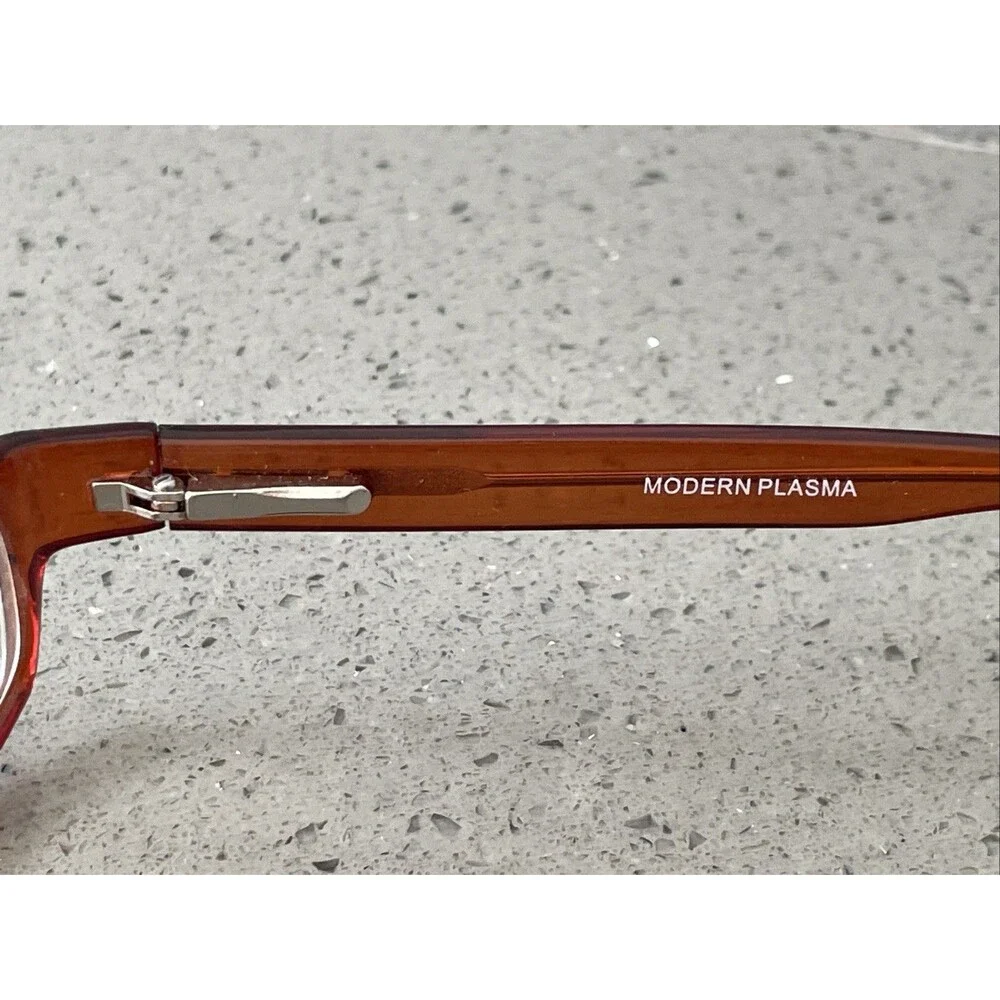 Modern Optical PLASMA BROWN 51-16-140 Plastic Full Rim Eyeglasses Frames ONLY